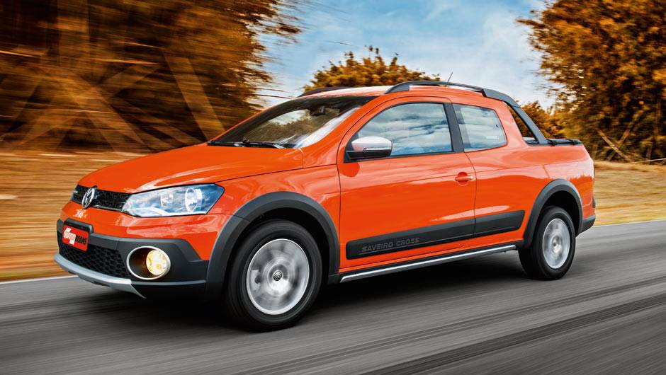Cross traz as novidades da VW: motor 16V e cabine dupla | <a href="https://quatrorodas.abril.com.br/carros/testes/vw-saveiro-cross-cabine-dupla-802614.shtml" target="_blank" rel="migration">Leia mais</a>