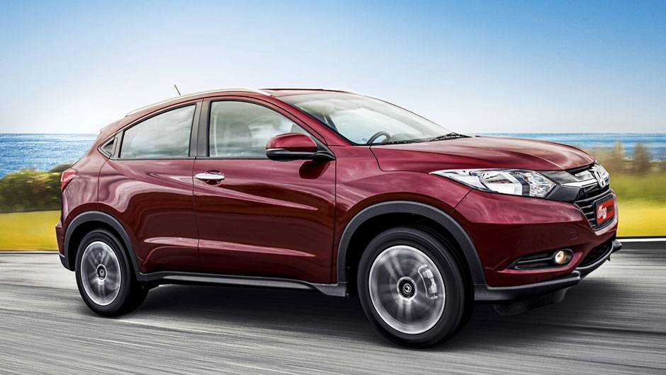Um SUV com uma pegada mais urbana e o mesmomotor 1.8 do Civic | <a href="https://quatrorodas.abril.com.br/carros/testes/honda-hr-v-exl-848201.shtml" target="_blank" rel="migration">Leia mais</a>