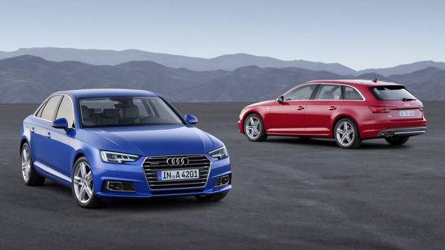 Audi revelou novo A4 que ficou mais leve e comprido do que o seu antecessor | <a href="https://quatrorodas.abril.com.br/noticias/fabricantes/audi-revela-novo-a4-882500.shtml" rel="migration">Leia mais</a>