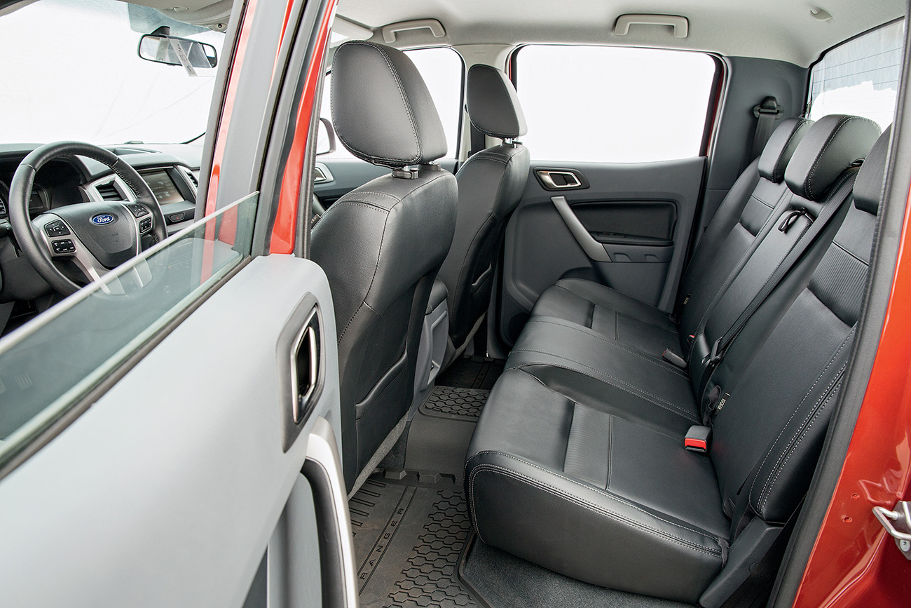 Ford Ranger Por dentro, grande diferencial da Ranger são os sete airbags de série