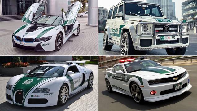 É pura ostentação! Vamos relembrar quais são os carrões que compõem a frota da Polícia de Dubai atualmente?