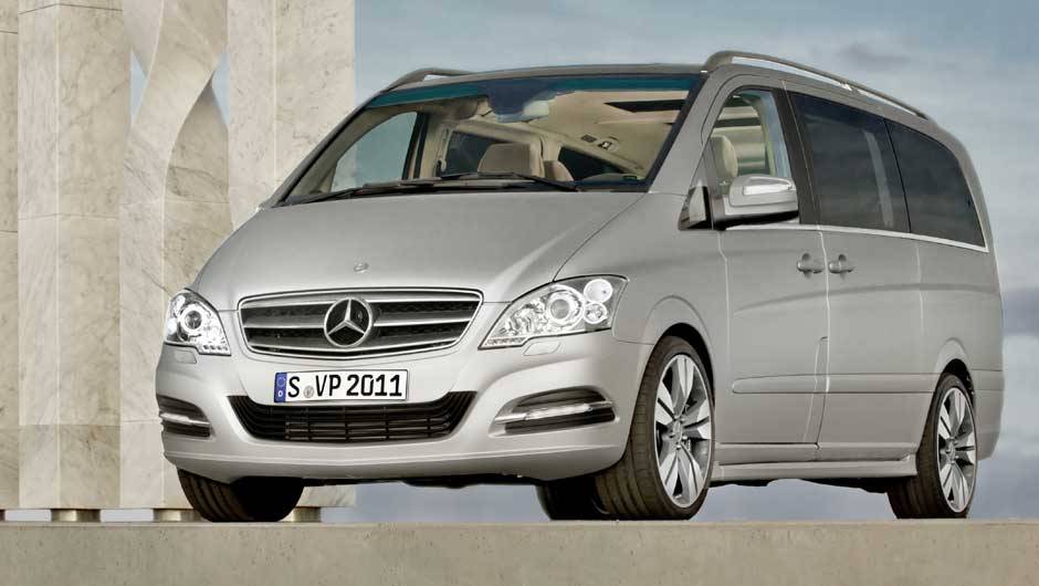 Van &eacute; uma das atra&ccedil;&otilde;es da Mercedes em Frankfurt