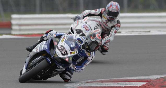 Melandri também participou da prova Melandri também participou da prova