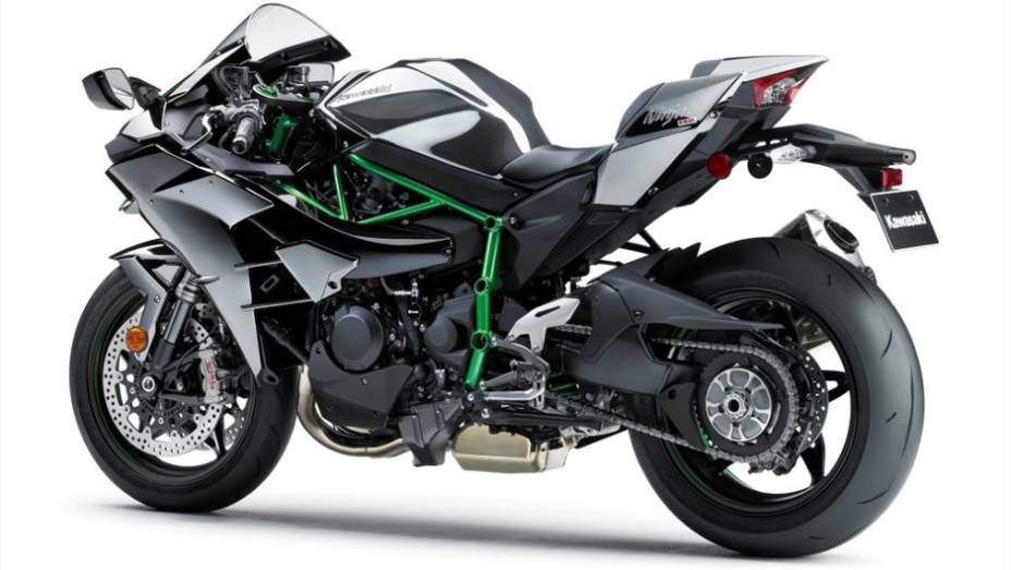 Kawasaki Ninja H2 | <a href="https://quatrorodas.abril.com.br/moto/noticias/confira-novidades-salao-milao-2014-812658.shtml" rel="migration">Leia mais</a>