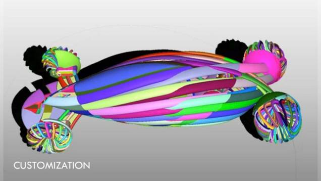 Changfeng Motor Corporation: LaBrea - lembra um gafanhoto, capaz de correr, pular, escalar, nadar e passar por espaços estreitos