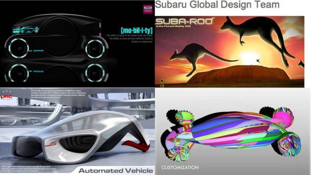 Como ocorre em todas as edições, o Salão de Los Angeles de 2013 terá seu concurso de design. O tema dessa vez é "Biomimética e Mobilidade 2025". Confira os nove projetos participantes. Como ocorre em todas as edições, o Salão de Los Angeles de 2013 terá seu concurso de design. O tema dessa vez é "Biomimética e Mobilidade 2025". Confira os nove projetos participantes.