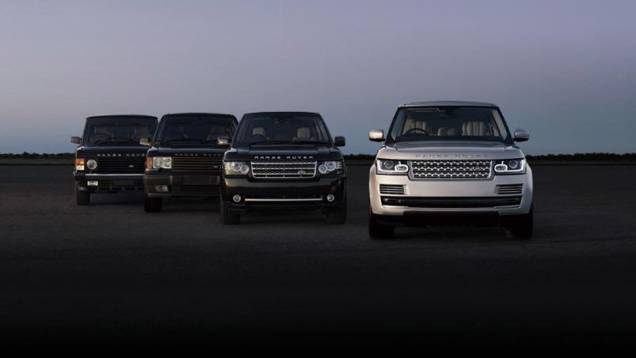 Linhagem Range Rover | <a href="https://quatrorodas.abril.com.br/saloes/paris/2012/range-rover-702581.shtml" rel="migration">Leia mais</a>
