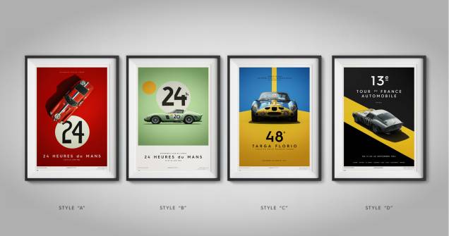 Coleção de Posteres da Ferrari 250 GTO