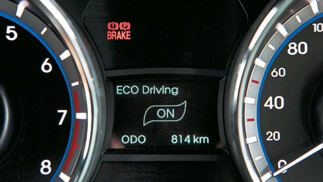 O sistema Eco Driving favorece uma condução mais econômica