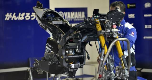 Box da Yamaha World Superbike Team