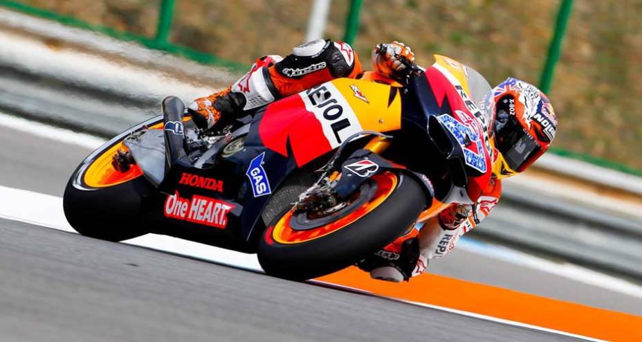 O primeiro lugar ficou com Casey Stoner, que ampliou sua vantagem no campeonato