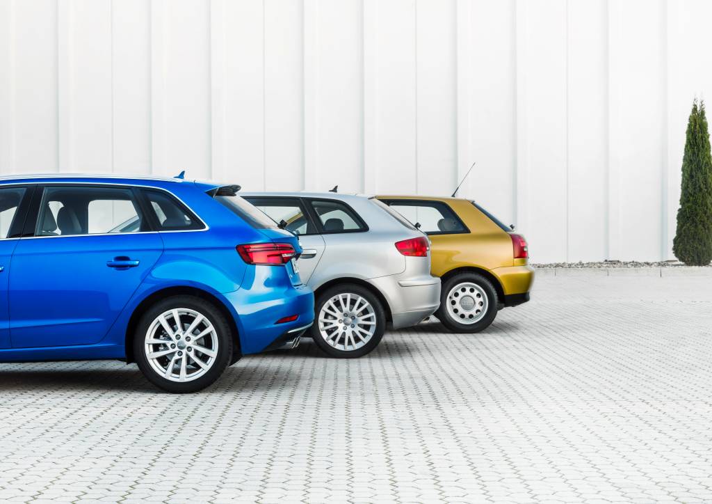 Perfil - gerações do Audi A3 Perfil – gerações do Audi A3