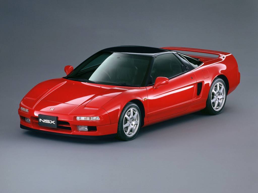 Honda NSX na posição3x4 de frente