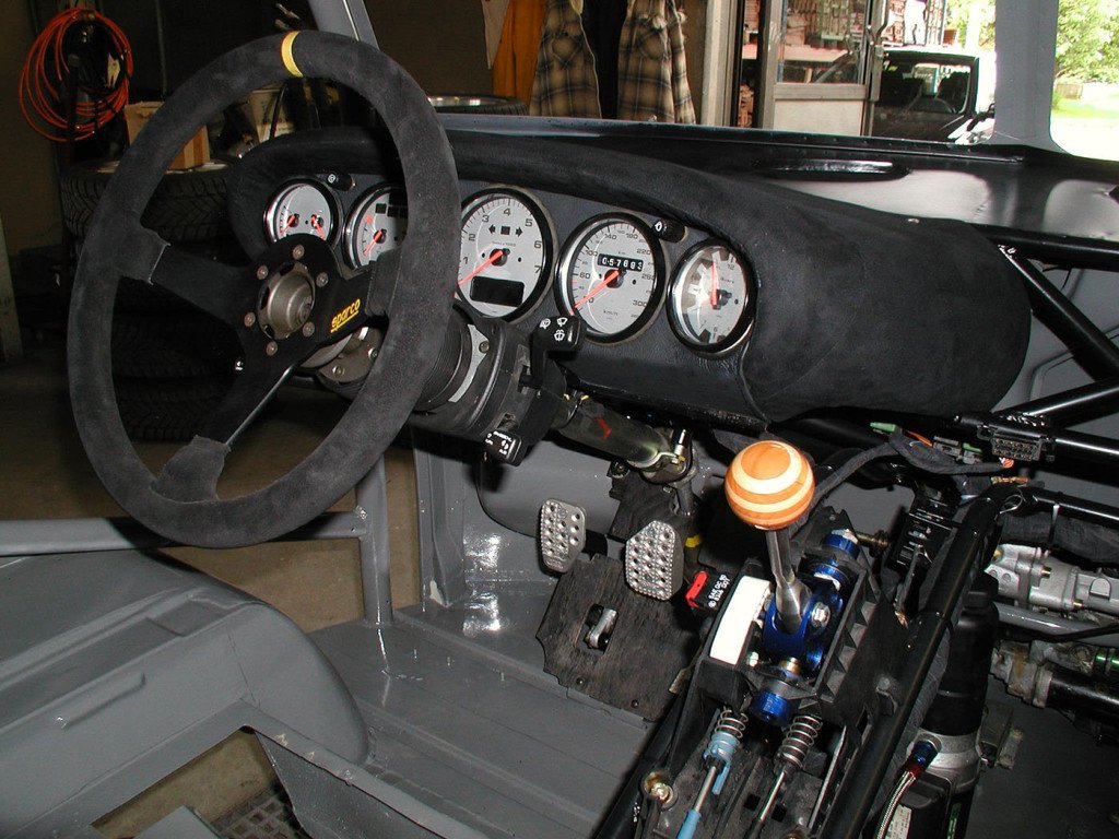 Interior do Kombi Race Taxi