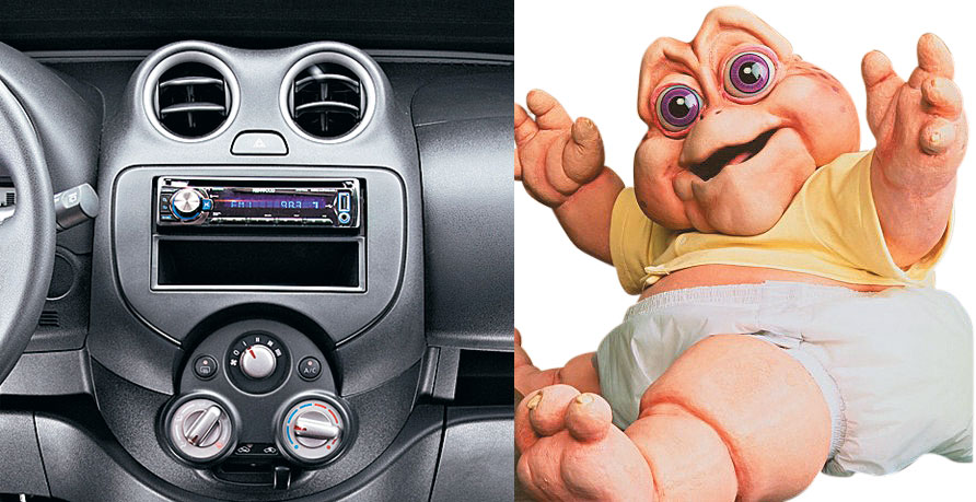 NIssan March e Babyssauro NIssan March e Babyssauro