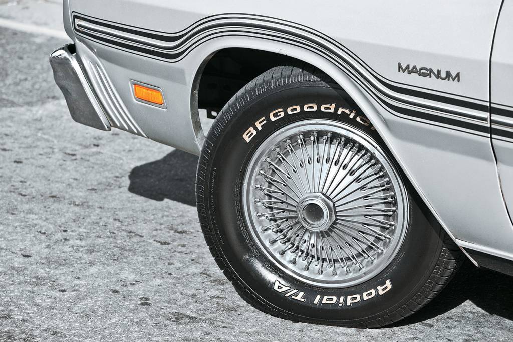 As calotas do Magnum simulavam rodas raiadas