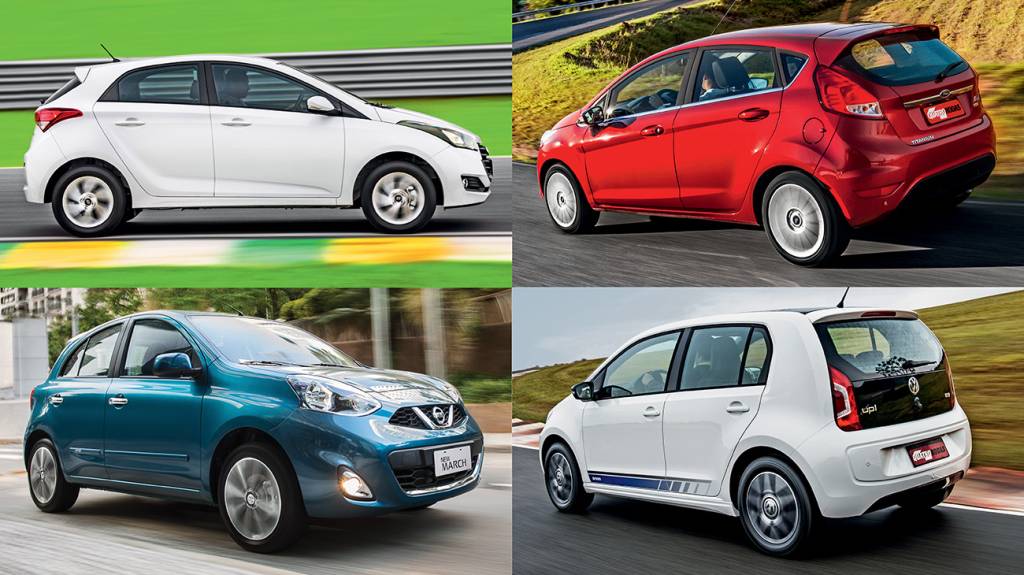 Ranking de testes: retomadas de hatches e sedãs compactos