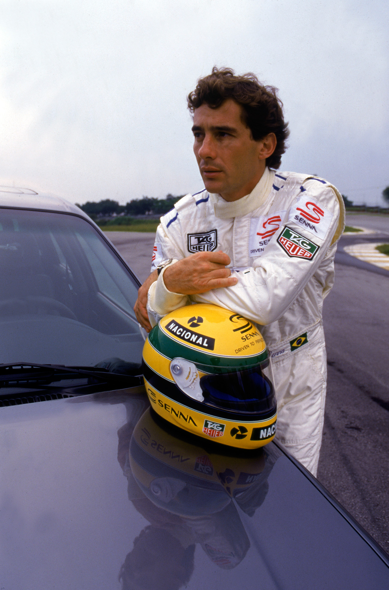 Ayrton Senna testando o Audi S4