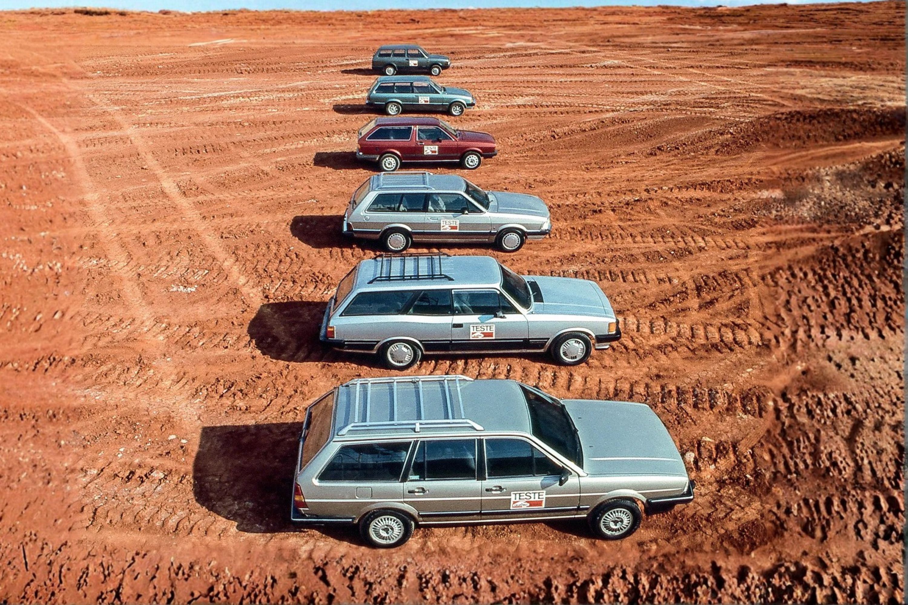 Quantum, Caravan, Parati, Scala, Panorama e Marajó: a disputa das peruas de 1985