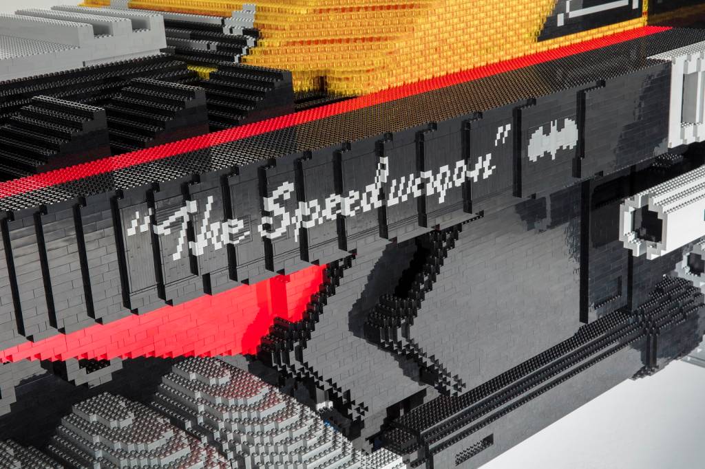 Batmóvel Lego Batmóvel Lego detalhe