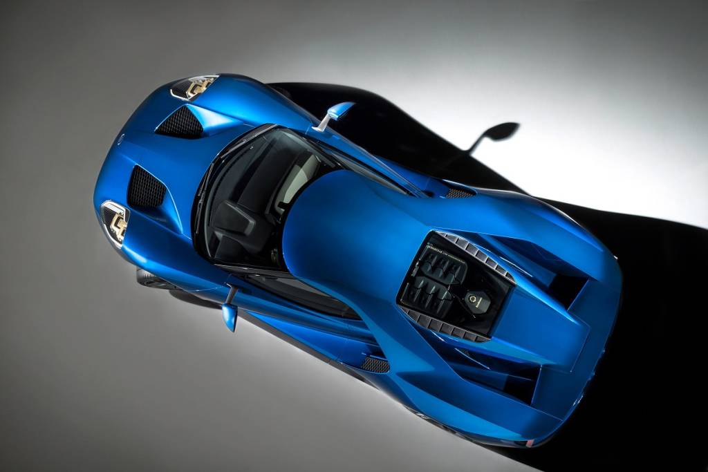 Ford GT visto de cima