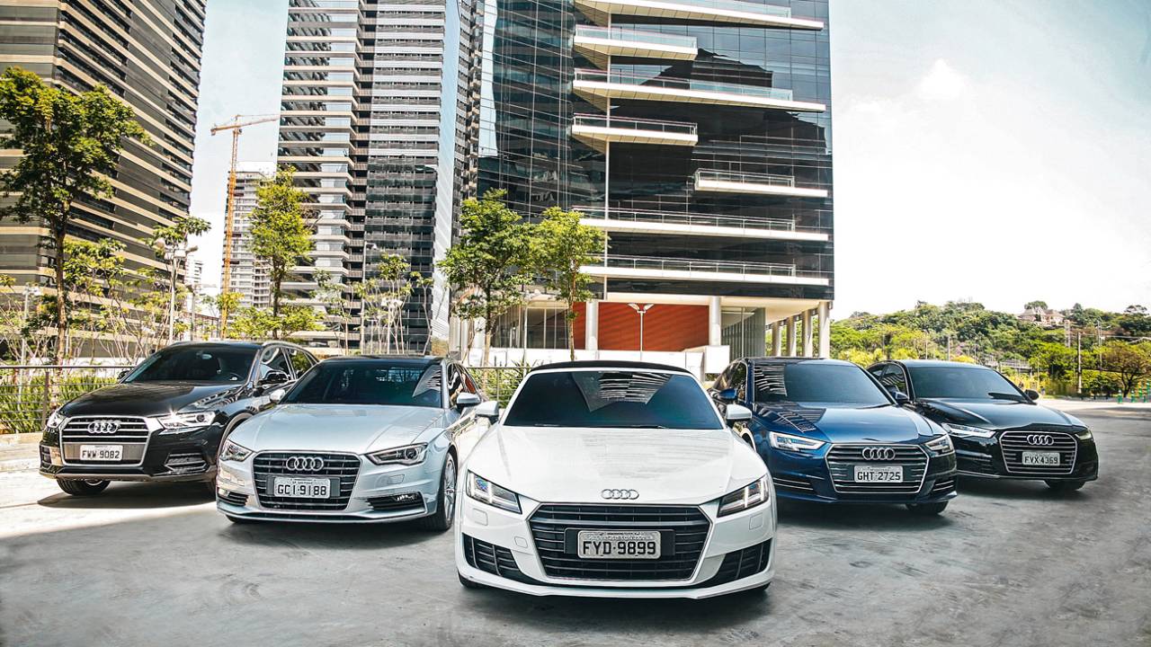 Cinco modelos estão disponíveis no Audi Share