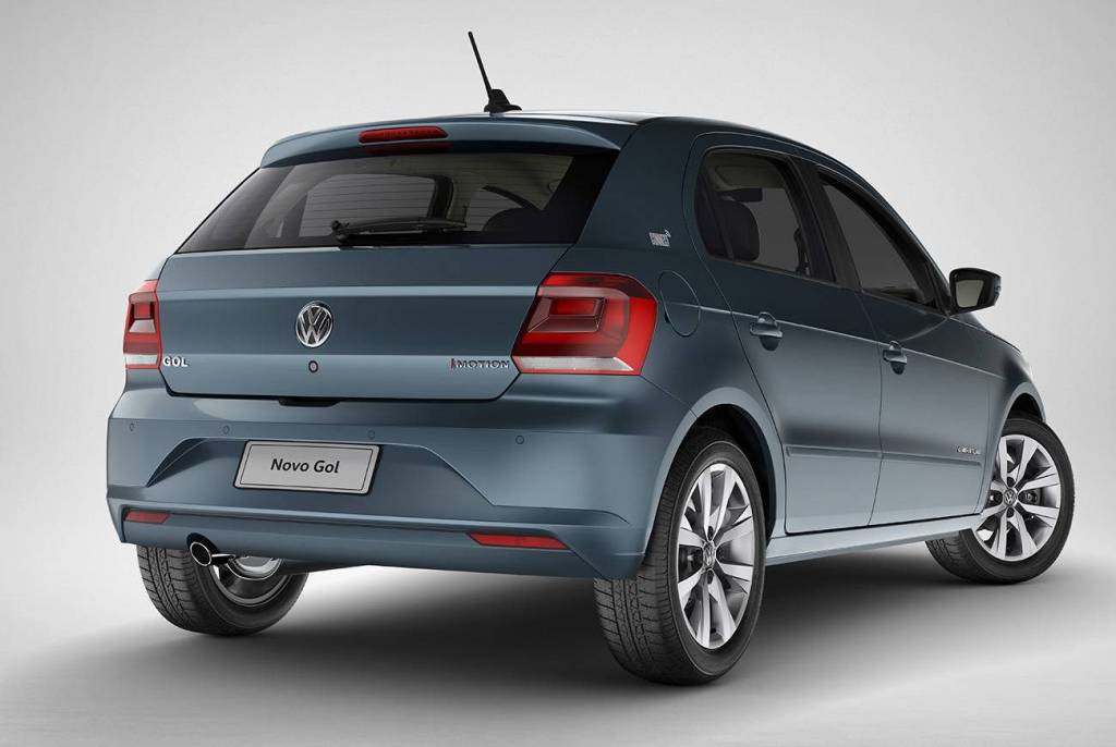 VW Gol O Gol ainda utiliza a plataforma PQ24, que deverá ser aplicada nos futuros modelos populares