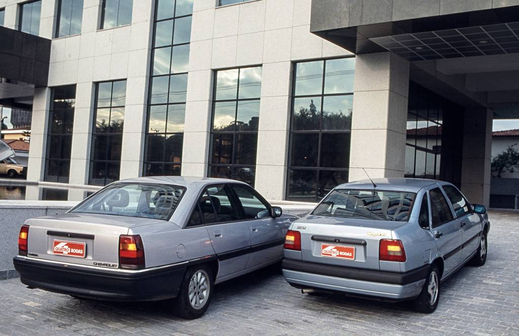 Grandes Comparativos: Fiat x Chevrolet O projeto do Omega era mais refinado que o do Tempra
