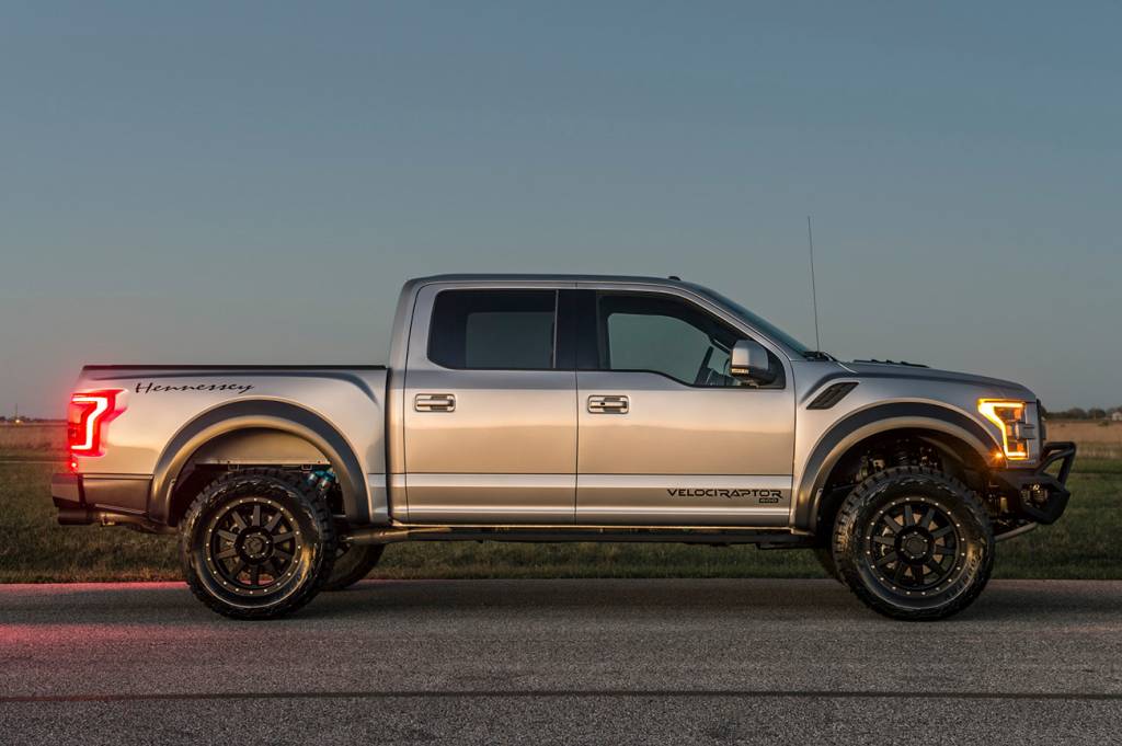 Hennessey VelociRaptor 600 Twin Turbo Suspensão pode receber kit de reforço e elevação