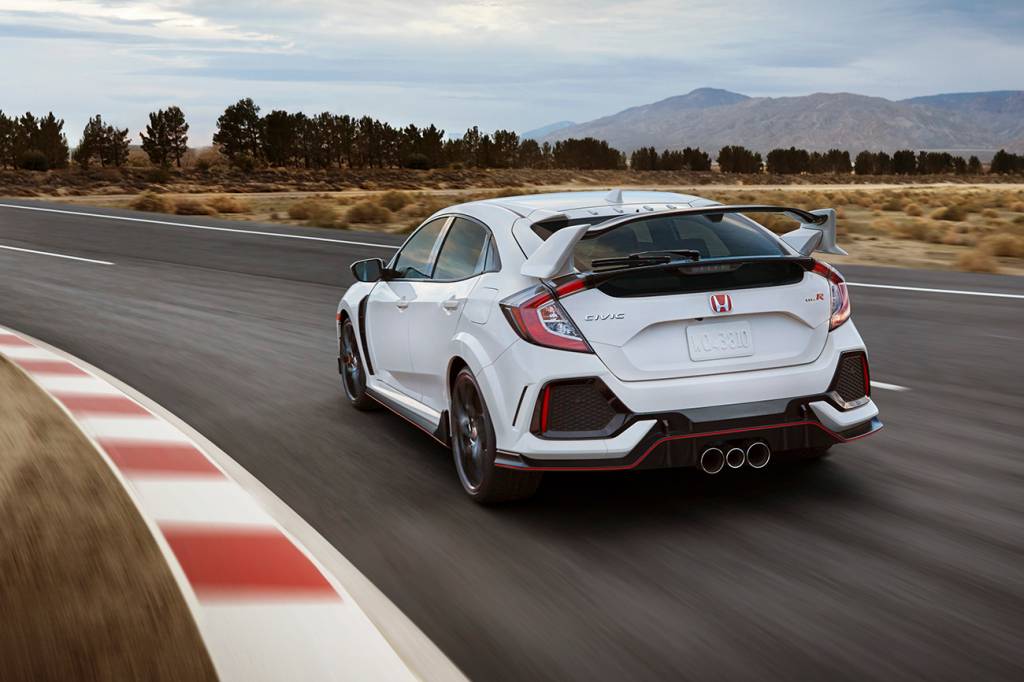 Honda Civic Type R Rigidez estrutural aumentou 45% em relação ao Type R anterior