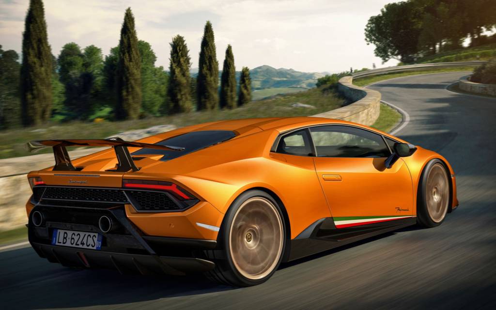 Lambo Huracán Performante 7 Menos de 9 segundos são suficientes para levá-lo aos 200 km/h