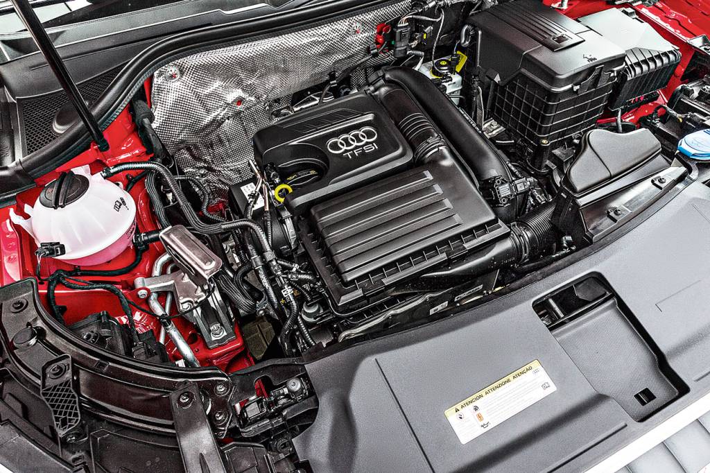 O motor 1.4 TFSI gera 150 cv de potência, com etanol ou com gasolina