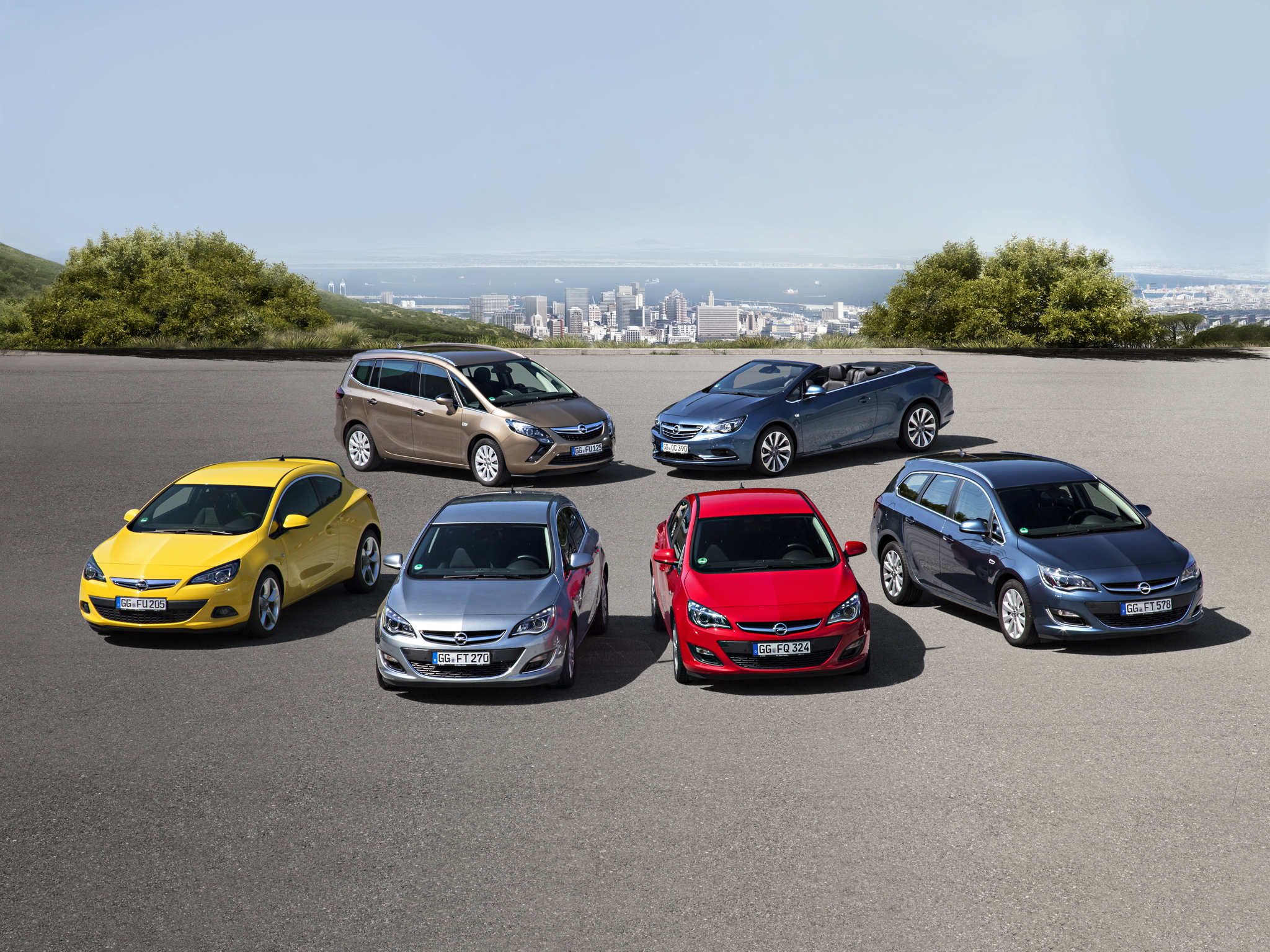 Opel Astra range
