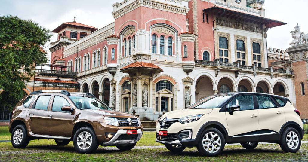 Duster e Captur dividem a mesma plataforma