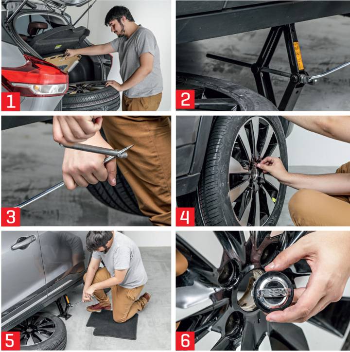 Como trocar o pneu furado do seu carro; veja quatro situações