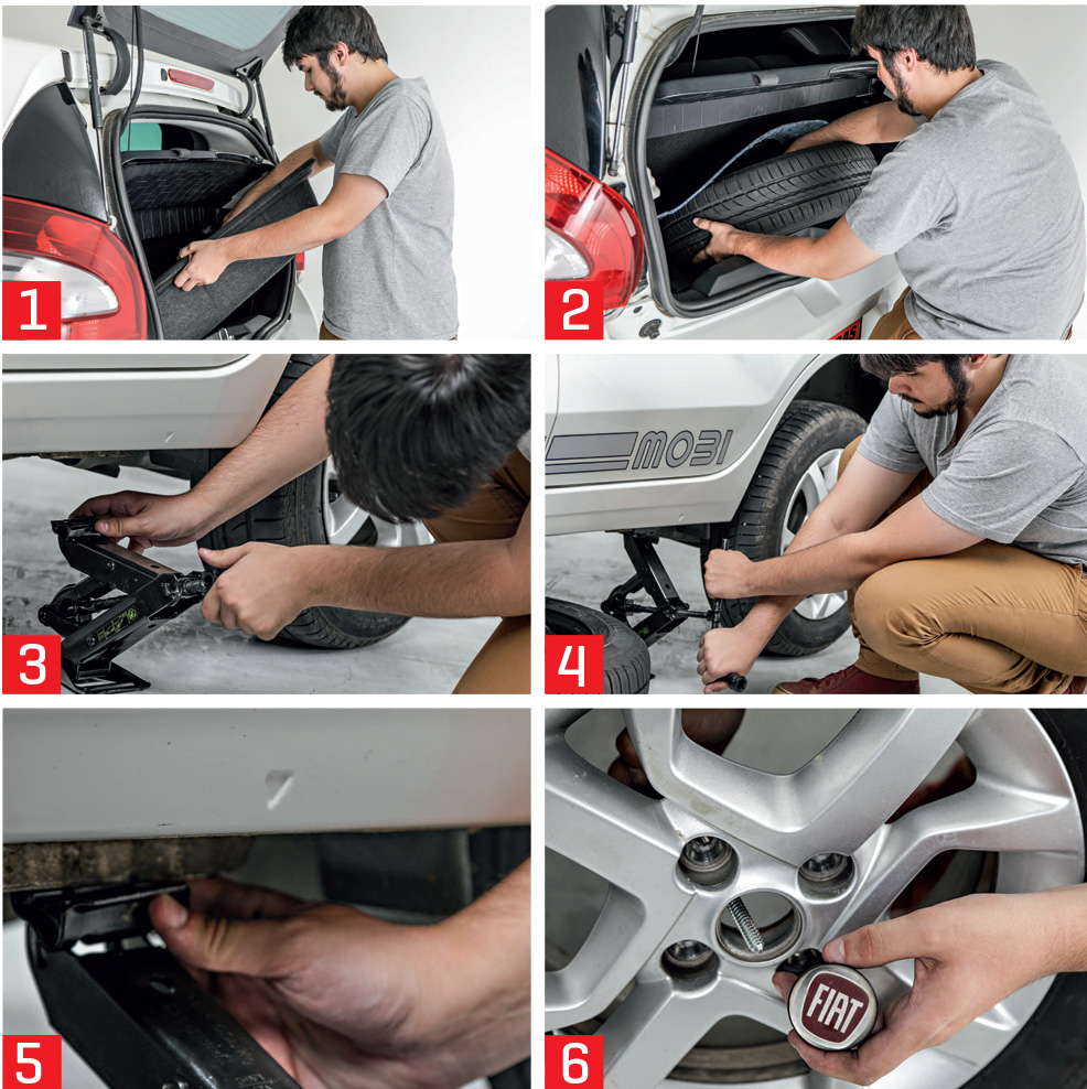 Como trocar o pneu furado do seu carro