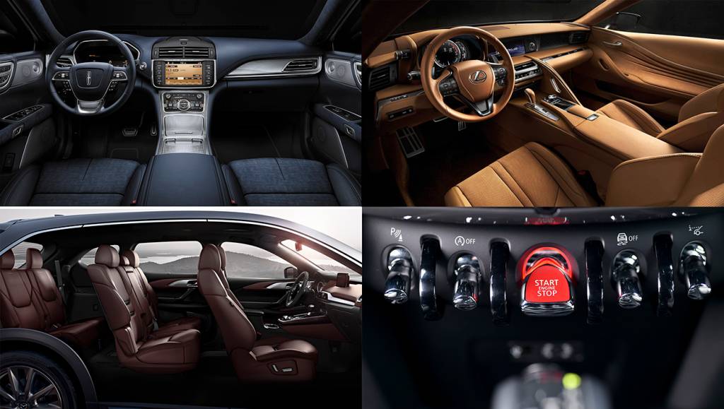 Os dez melhores interiores de carro de 2017, segundo a Ward’s