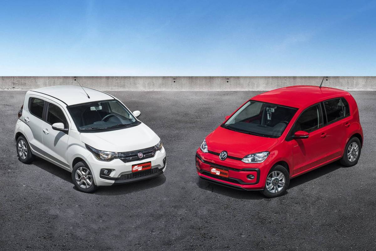 Comparativo: Fiat Mobi Drive x Volkswagen Move Up! | Quatro Rodas
