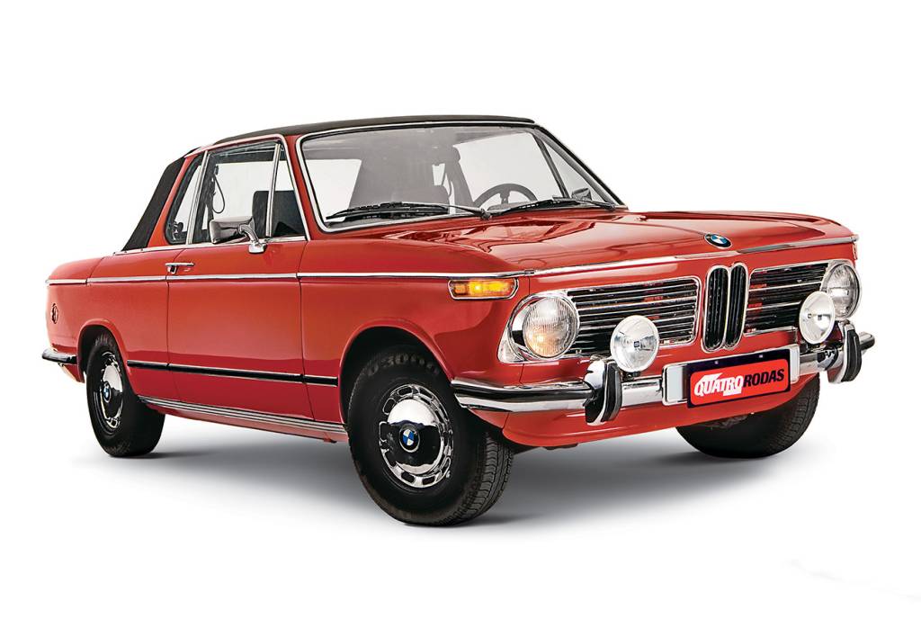 BMW 2002 Targa O desenho original, lançado em 1961, definiria o futuro do estilo BMW