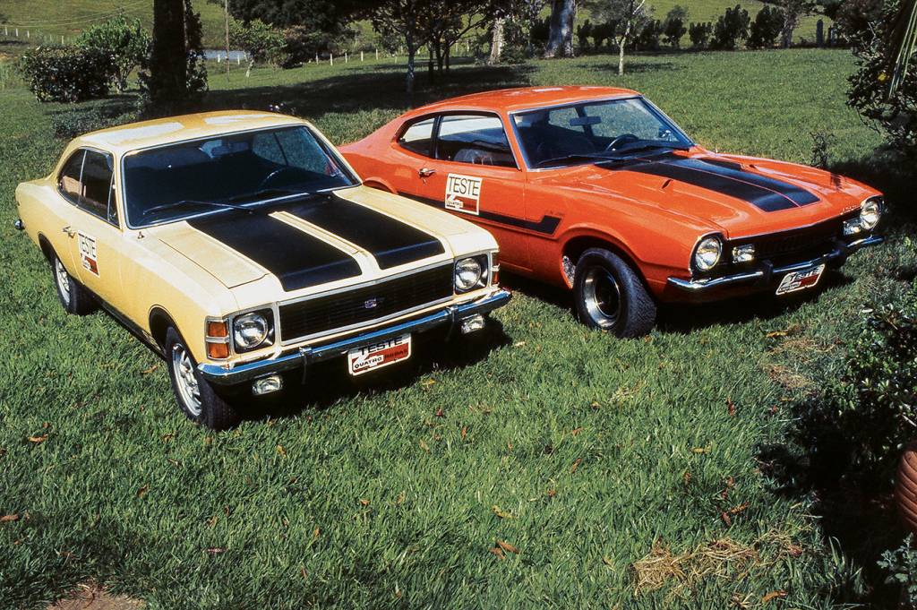 Opala SS 4 e Maverick GT4 tinham adesivos que remetiam à esportividade