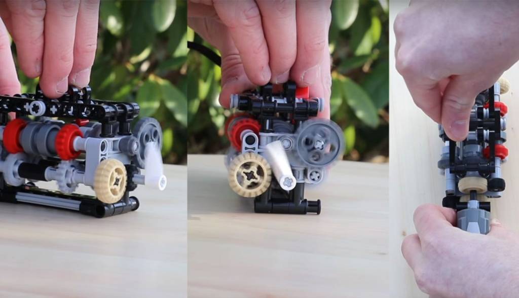 Faça seu próprio câmbio de 6 marchas com peças de Lego!