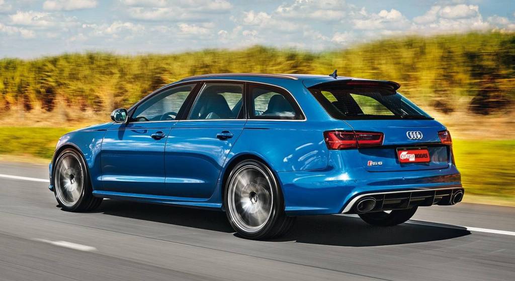 AUDI-RS6-Avant Na pista, o RS 6 fez o 0 a 100 em apenas 3,6 segundos