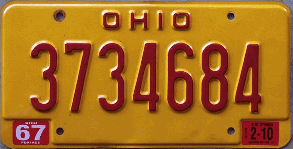 Placas de identificação de veículos nos Estados Unidos – Wikipédia, a  enciclopédia livre