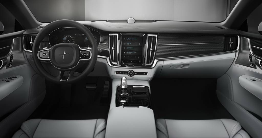 Interior do Polestar 1, cupê lançado pela Polestar