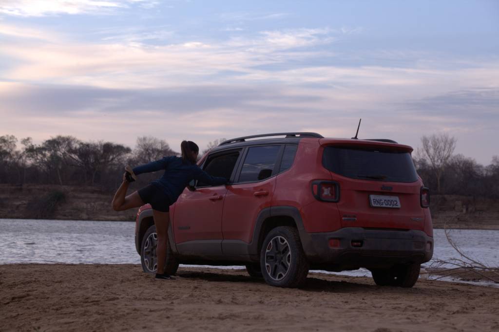 Fim do dia &ndash; e das viagens do GUIA JEEP QUATRO RODAS BY RENEGADE &ndash; &agrave;s margens do Rio S&atilde;o Francisco