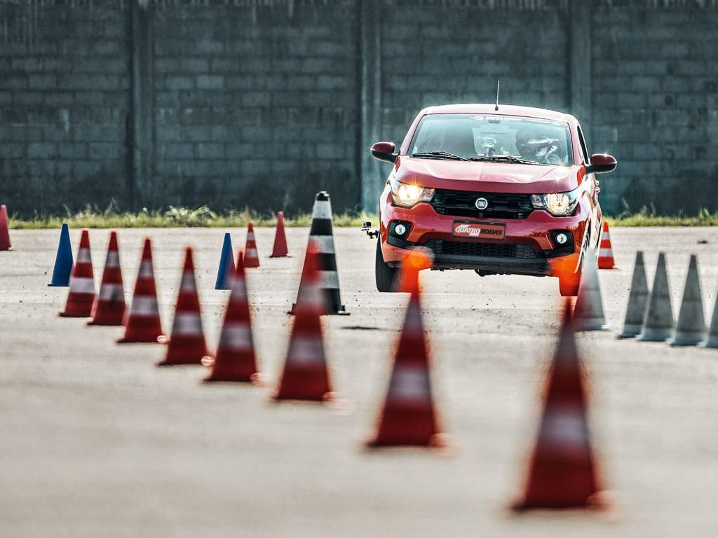 Slalom avaliou o quanto cada um pisava no acelerador