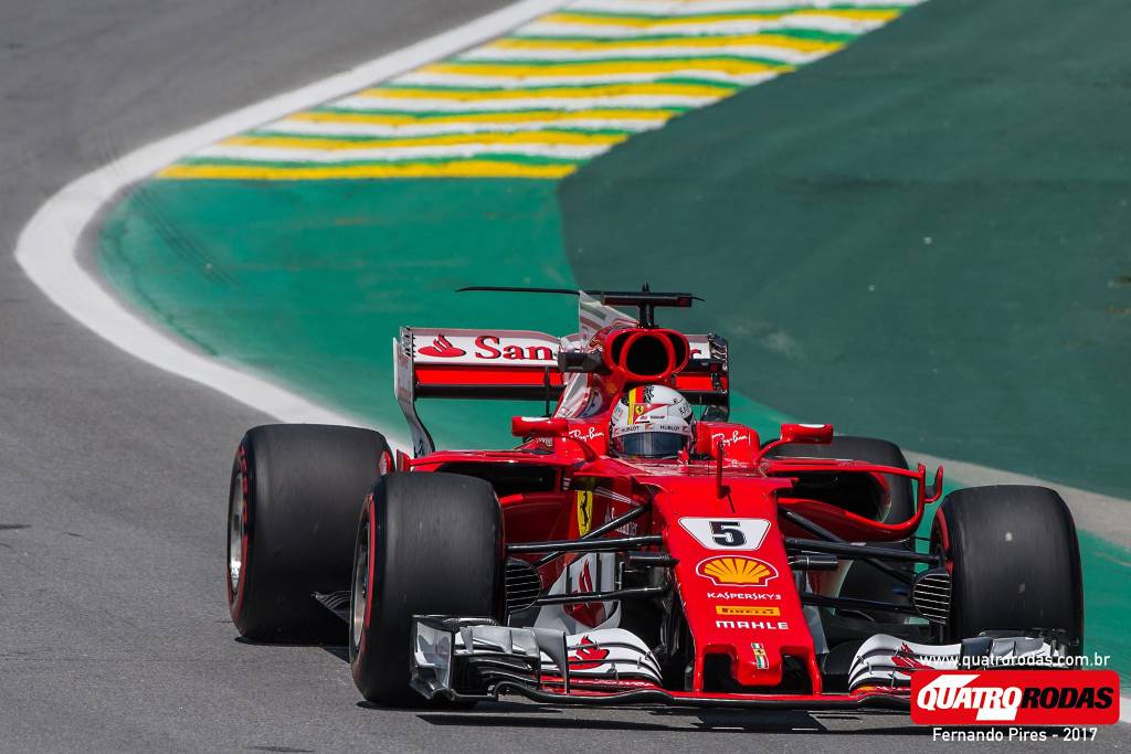 Vettel andou bem, mas acabou atrás de Bottas