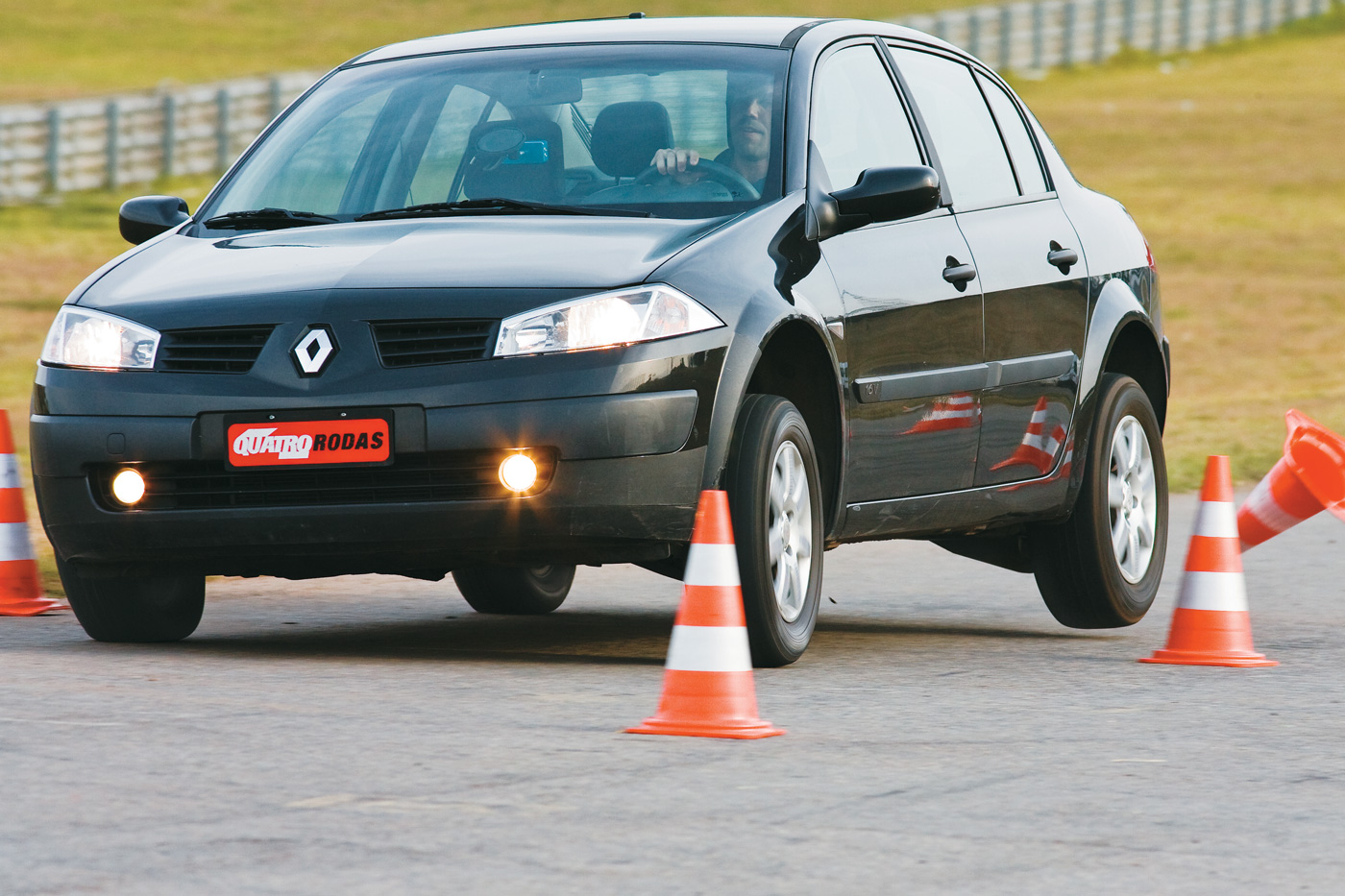 Renault Mégane - pneus com pressão baixa