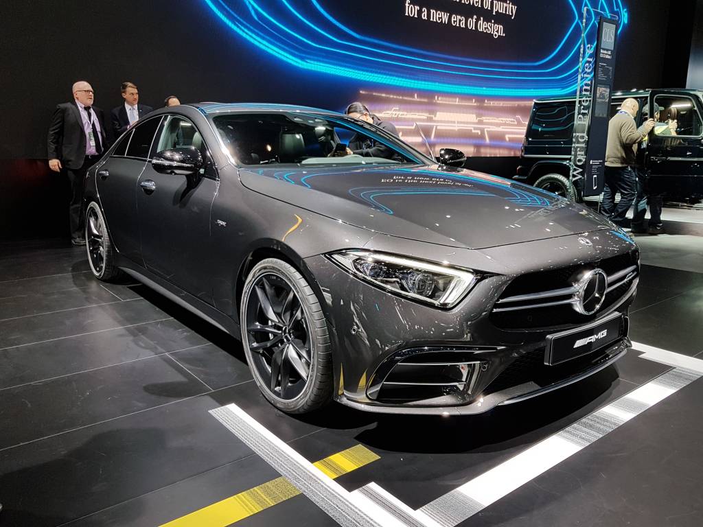 CLS 53, primeiro Mercedes-AMG híbrido da história em exibição no Salão de Detroit