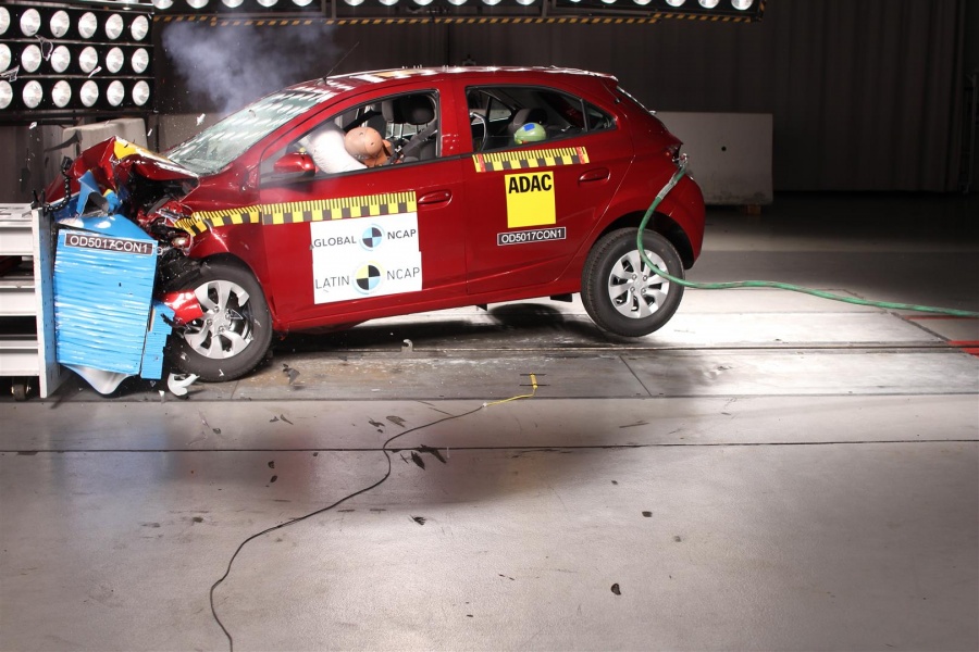 Crash-test Chevrolet Onix e Prisma 2018